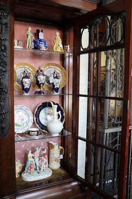 Wonderful Quality Late C19th Two Door Display Cabinet English C1900