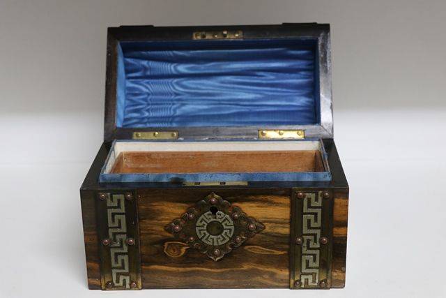 Wonderful Victorian Coromandel Trinket Box