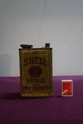 Early Shell 1 Litre Oil Can