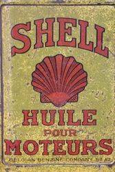 Early Shell 1 Litre Oil Can