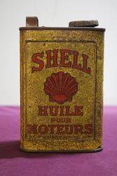 Early Shell 1 Litre Oil Can