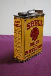 Early Shell 2 Litres Motor Oil Can
