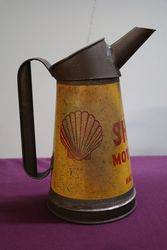 Early Shell Motor Oil Half Gallon Pourer 