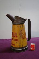 Early Shell Motor Oil Half Gallon Pourer 