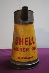 Early Shell Motor Oil Half Gallon Pourer 