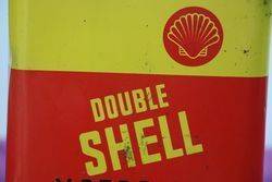 Shell Double Stickman Motor Oil Tin