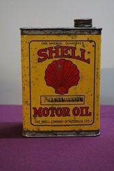 Australian Shell Quart Transmission Motor Oil Tin 