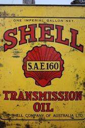 Australian Shell Gallon SAE160 Transmission Oil Tin