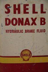 Australian Shell One Pint Donax B Hydraulic Brake Fluid Tin
