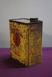 Australian Shell Quart Motor Oil Tin