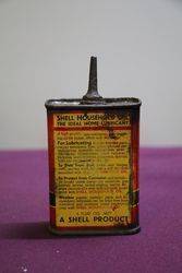 Australian Shell 4 oz  Household Oil Tin 