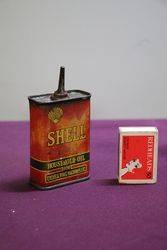 Australian Shell 4 oz  Household Oil Tin 