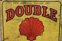 Australian Shell Double One Gallon Motor Oil Tin