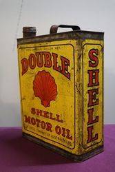 Australian Shell Double One Gallon Motor Oil Tin