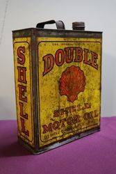 Australian Shell Double One Gallon Motor Oil Tin