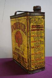 Australian Shell Double One Gallon Motor Oil Tin