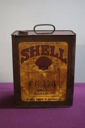 Australian Shell One Gallon EG 174 Motor Oil Tin 