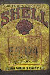 Australian Shell One Gallon EG 174 Motor Oil Tin 