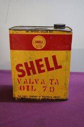 Australian Shell One Gallon Motor Oil Tin 