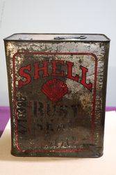 Australian Shell One Gallon Motor Oil Tin 