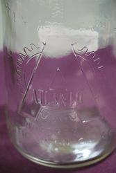 Atlantic andquotAandquot Quart Oil Bottle 