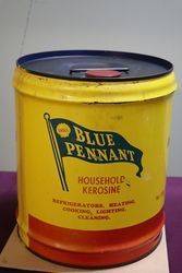 Australian Shell 4 Gallons Blue Pennant Household Kerosene Drum