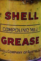 Australian Shell 1 lb Compound No2  Grease Tin