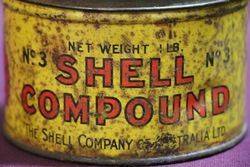 Australian Shell 1 lb Compound No3 Tin 