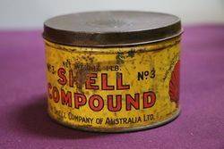 Australian Shell 1 lb Compound No3 Tin 