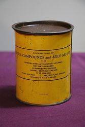 Australian Shell 1 lb Hi Pressure Grease Tin