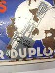 Antique Enamel Sign - Philips Super Duplo----- S A 6