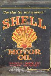 Shell Motor Oil Tin 