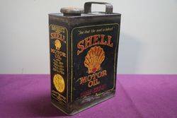 Shell Motor Oil Tin 