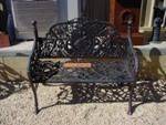 CAST IRON 2 SEATER LOVE SEAT    GF44