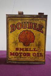 Early Australian Shell Double One Gallon Motor Oil Tin