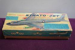 1957 TN Nomura Japan Battery Operated Strato Jet Toy 