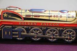 TM Japan Golden Falcon Battery Operated Tin Train Toy