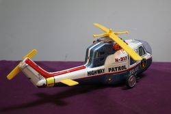 Battery Operated  TPS Supe Flying Police Helicopter 