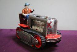 TN Japan Lited  Piston Action Tractor Toy 