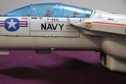 Battery Operated F14A Navy Jet Fighter andquotTOMCATandquot