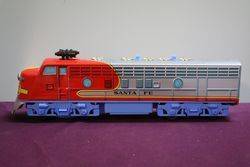 TM Japan Battery Operated Santa Fe Diesel Locomotive 