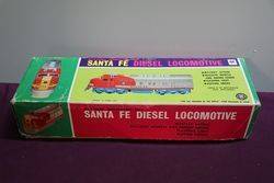 TM Japan Battery Operated Santa Fe Diesel Locomotive 