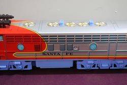 TM Japan Battery Operated Santa Fe Diesel Locomotive 