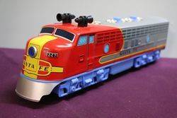 TM Japan Battery Operated Santa Fe Diesel Locomotive 