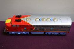 TM Japan Battery Operated Santa Fe Diesel Locomotive 