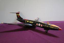 US Air Force BK02VF Tin Bomber Airplane Friction Litho Tin Toy 