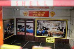 2 Floor Tin Toy Shell  GarageService Station   Has 2 Shell  Petrol Pump  Lift