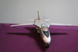 Battery Operated GeneralDynamics Grumman F IIIA Tin and Plastic Jet Fighter