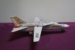 Battery Operated GeneralDynamics Grumman F IIIA Tin and Plastic Jet Fighter