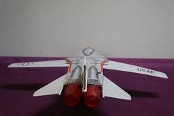 Battery Operated GeneralDynamics Grumman F IIIA Tin and Plastic Jet Fighter